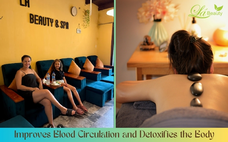 the hot stone massage