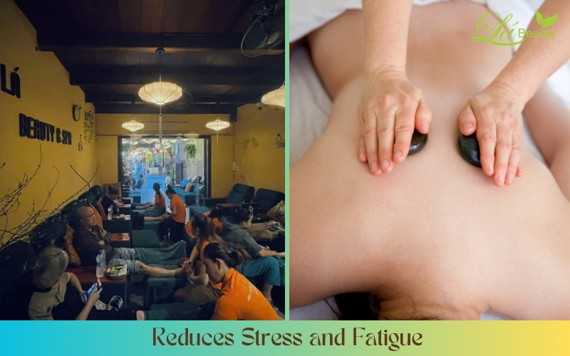 the hot stone massage