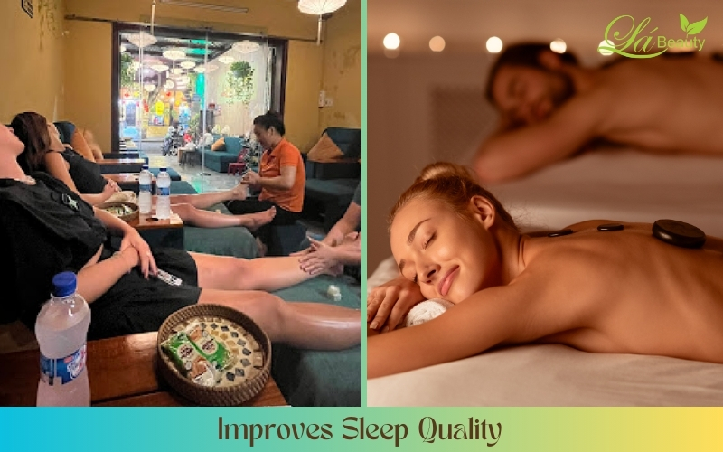 the hot stone massage